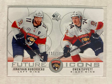 2020-21 SP Authentic #129 Jonathan Huberdeau / Owen Tippett FI /199  H5R1G