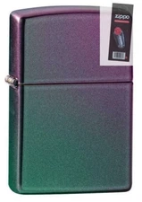 Zippo 49146 Iridescent Matte Full Size Lighter + FLINT PACK