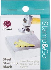 Stamp Go Steel Stamping Block-Silver Pack of 1