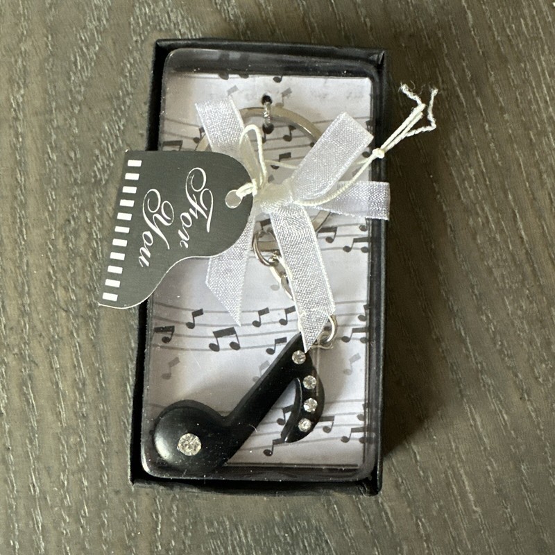 Musical Note Fashioncraft Key Chain (In Gift Box) *NEW*