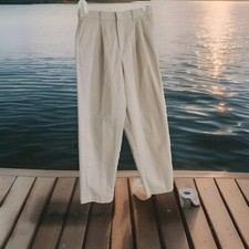 Boys Izod Dress Slacks Flat Front Khaki Size 18 Reg Back To School