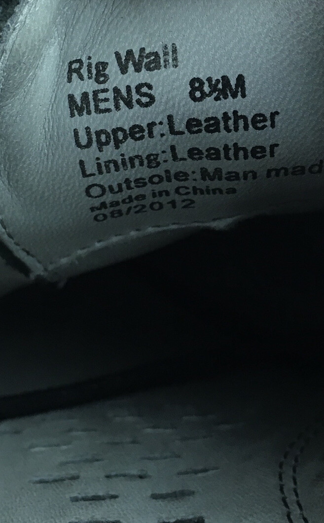 Kenneth Cole Collection Rig Wall Dark Gray Leather Wingtip  display picture 3