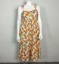 ASOS Multicolored Floral Tie Shoulder Sun Dress Size 2