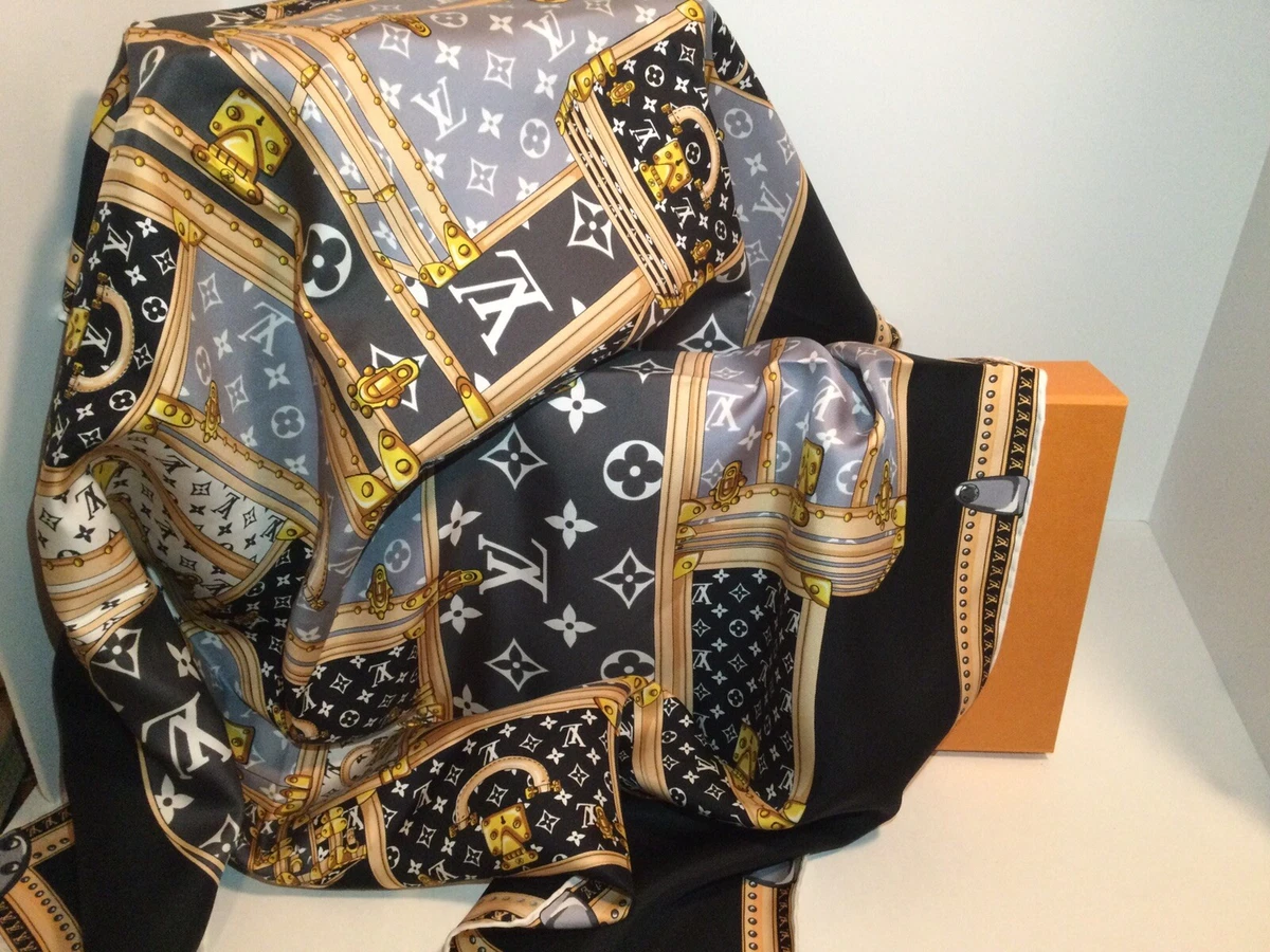 Louis Vuitton 100% Silk Scarf, Made In Italy