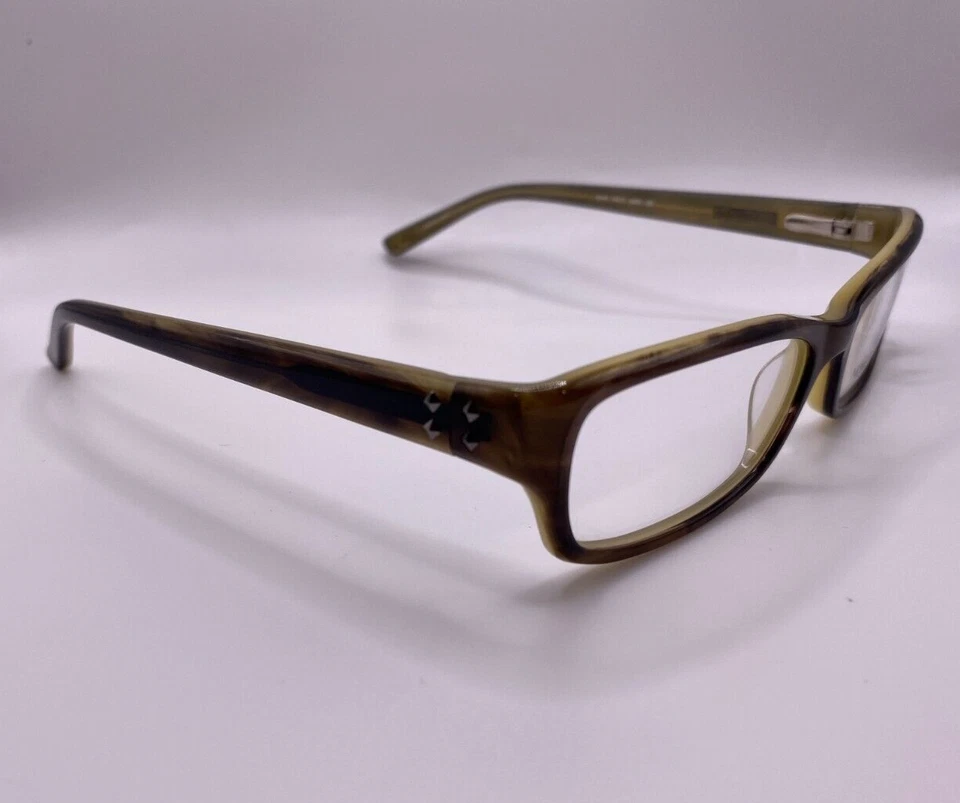 Nine West NW 418 09D5 Olive Brown Plastic Optical Eyeglasses Frame 52-16-135 418 - Image 3 of 4