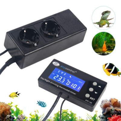 Reptilien Digitaler LCD Aquarium PID Temperaturregler Thermo Control Terrarium