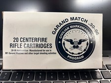 CMP Garand Match 30-06 ammo carton (empty)