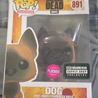 Funko Pop! Television Walking Dead Dog #891 Flocked AMC Exclusive