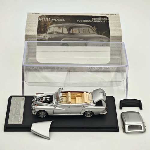 1:64 Benz 300D Convertible Retro Car Model Collection Diecast Toys Gifts Mortal - Bild 18 von 19