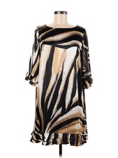 Nine West Women Gold Casual Dress 8