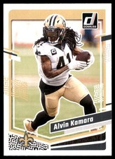 Alvin Kamara 2023 Donruss #210 Saints NFL READ FREE SHIPPING AutographDen
