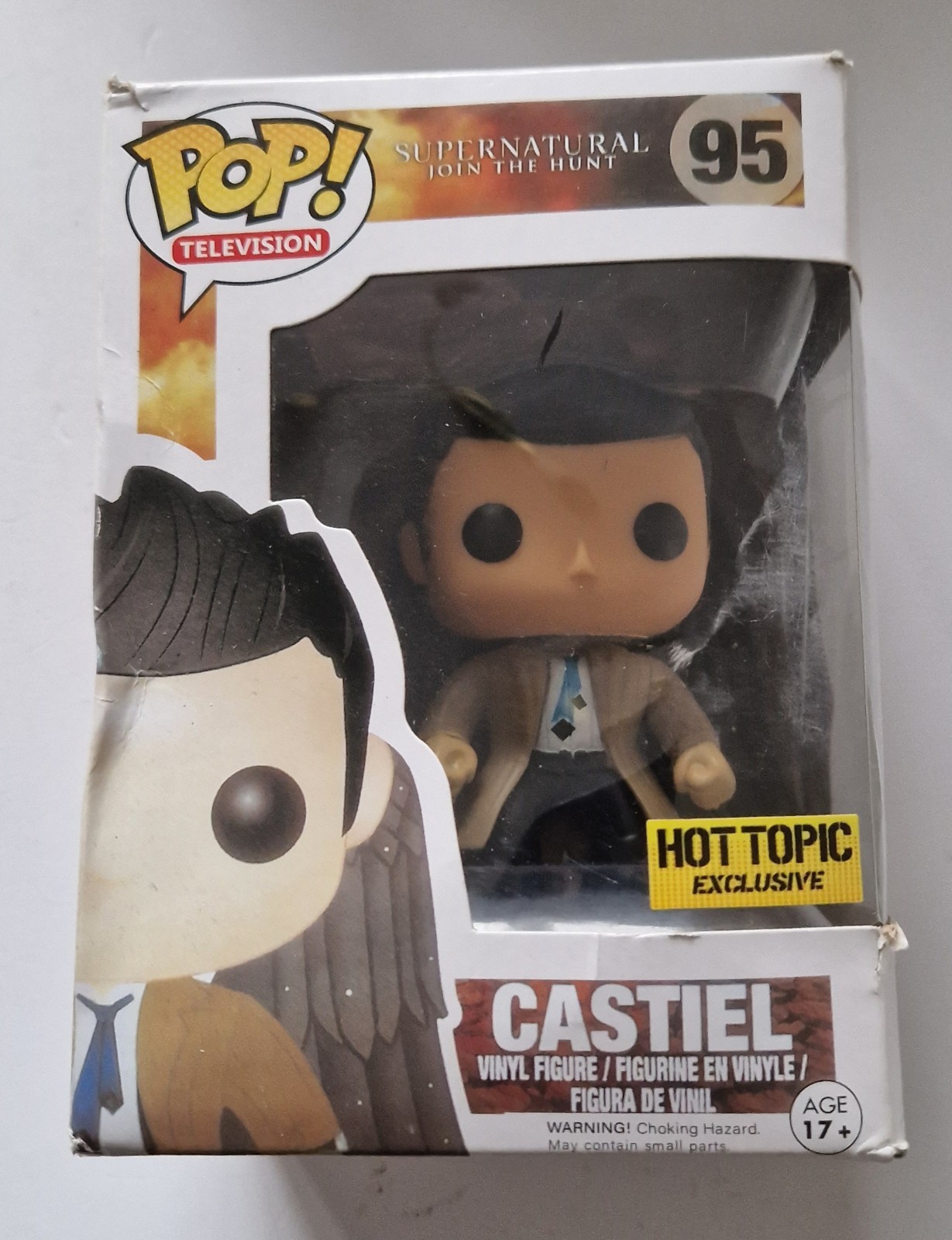 Funko POP Supernatural 95# Castiel with Wings Vinyl Action Figure. SEE LISTING