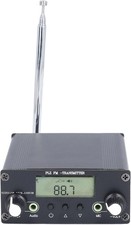 Stereo FM Transmitter Long Range Broadcast Station with Mic Sound Jack for...