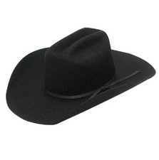 Twister Junior Wool Cowboy Hat - Black