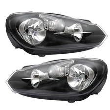 Silscvtt Left+Right Headlights For Volkswagen Golf/Jetta Sportwagen 2010-2014