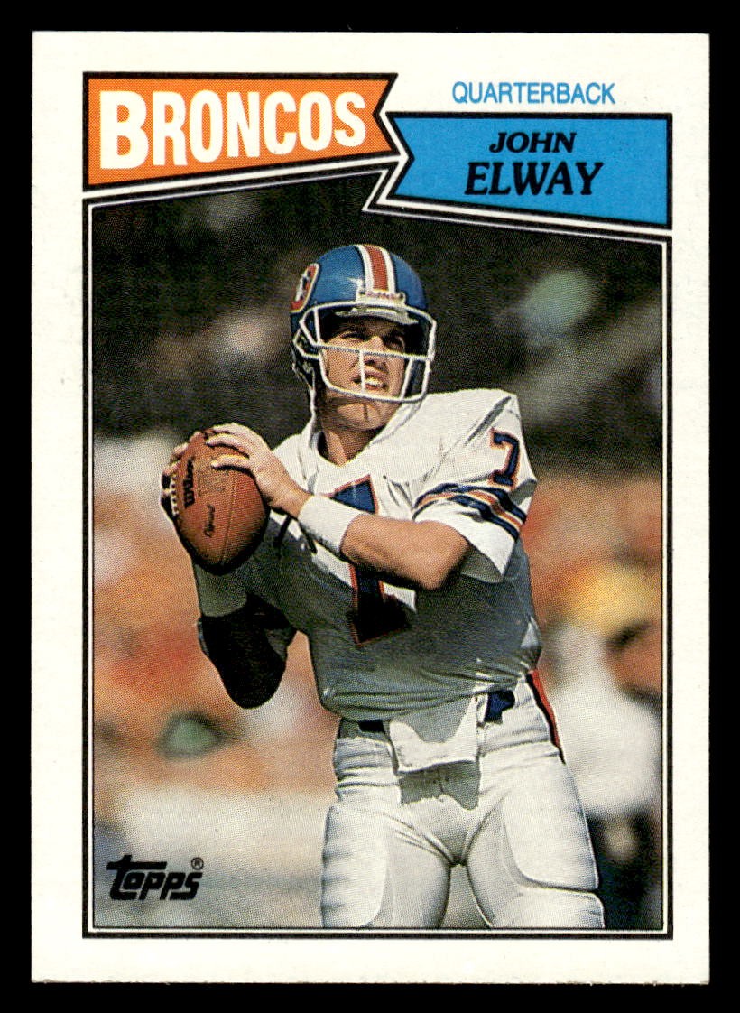 1987 Topps #31 John Elway Denver Broncos