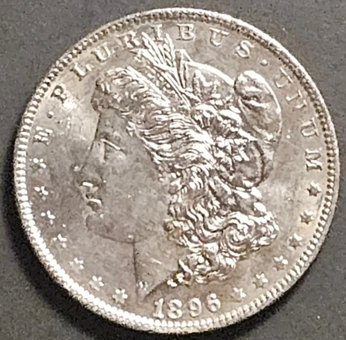 1896 BU MORGAN SILVER DOLLAR