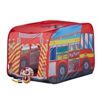 Spielzelt Feuerwehr Pop Up Kinderzelt Faltbares Zelt Leicht Feuerwehr Spielhaus