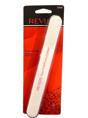#53028 Revlon Shape  N  Buff File & Buffer Dual-Sided Nail Shaper Smooth Finish