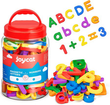 Magnetic Letters Numbers Alphabet ABC 123 Fridge Magnets, 104 Pcs