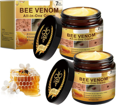 Bienengift Komplettcreme, 2 Stück Bee Venom Complete Cream, Bienengift Hautpfleg