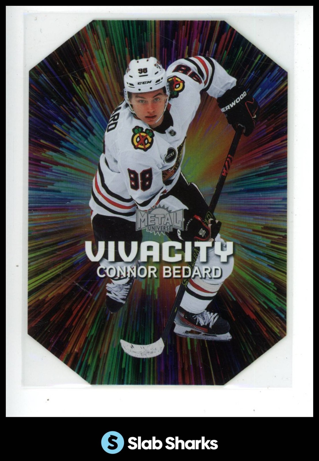 2023 SKYBOX METAL UNIVERSE #40 VC CONNOR BEDARD VIVACITY