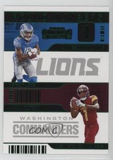 2022 Panini Contenders Round Numbers Emerald Jahan Dotson Jameson Williams 1a7j