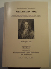 *Nihil Sine Ratione, Vortr�ge 3. Teil, VII. Internationaler Leipniz-Kongre�*