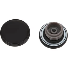Drag Specialties Screw-In Gas Cap - Black - Vented 0703-0817