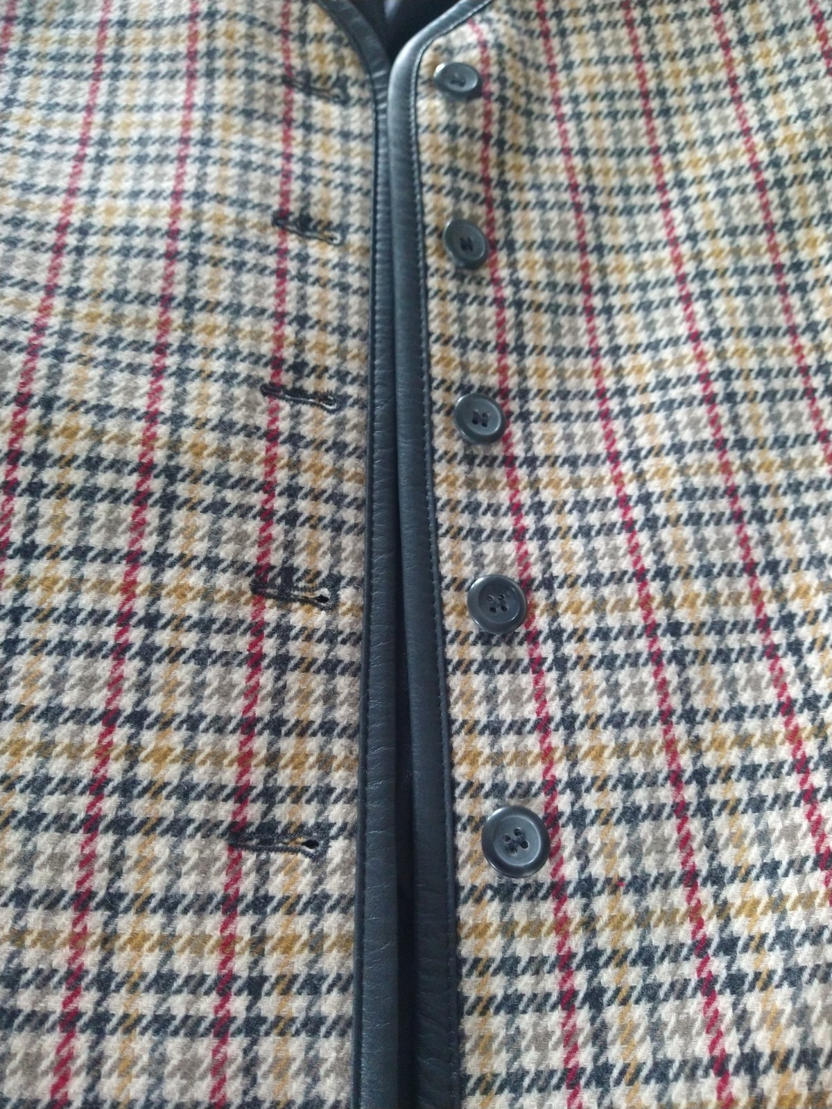 Vtg Pendleton Suit Jacket Blazer Houndstooth 100%… - image 6