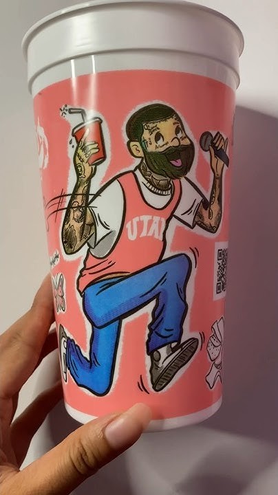 limited rare collectible Post Malone Raising Canes cup