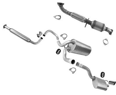 Resonator Ext Pipe Rear Muffler Exhaust System Fits Buick Verano 2012-2017 2.4L
