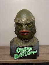 Lifesize Creature from the Black Lagoon Custom Bust Silicone/Foam - with Stand