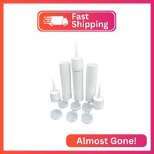 Reusable Empty Caulk Tube - REFILLABLE CAULKING Cartridge 28 oz. 900 ml. - 3 Pac