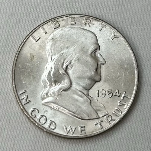 1954 D FRANKLIN HALF DOLLAR BU