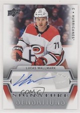 2019-20 Upper Deck Signature Sensations Lucas Wallmark #SS-LW Auto ds4