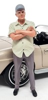 American Diorama 1/18 Scale Weekend Car Show Man Polyresin Figure Model Display