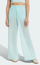 Adidas Originals Women's Adicolor Sheer Track Semi Flash Aqua Pants Small New