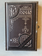 Poesiealbum (alt) - Sprüche & Oblaten - Kellinghusen 1893–1898 - geprägt