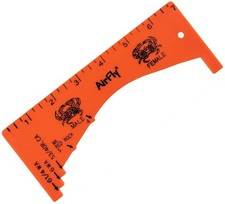 Medidor de cangrejo y herramienta de medición de langosta AirFly - Dungeness, roca paquete de 1 naranja