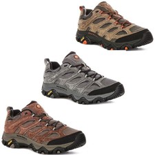 Merrell Moab stringato impermeabile escursionista uomo allenatore in grigio UK 7 - 12