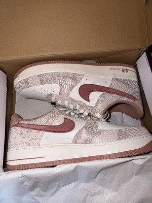 Nike Air Force 1 '07 LV8 Snakeskin Pack Canyon Rust Sail Leather HF2898-100