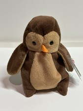 TY Beanie Baby HOOT THE OWL 1995 Retired Rare Mint Vintage