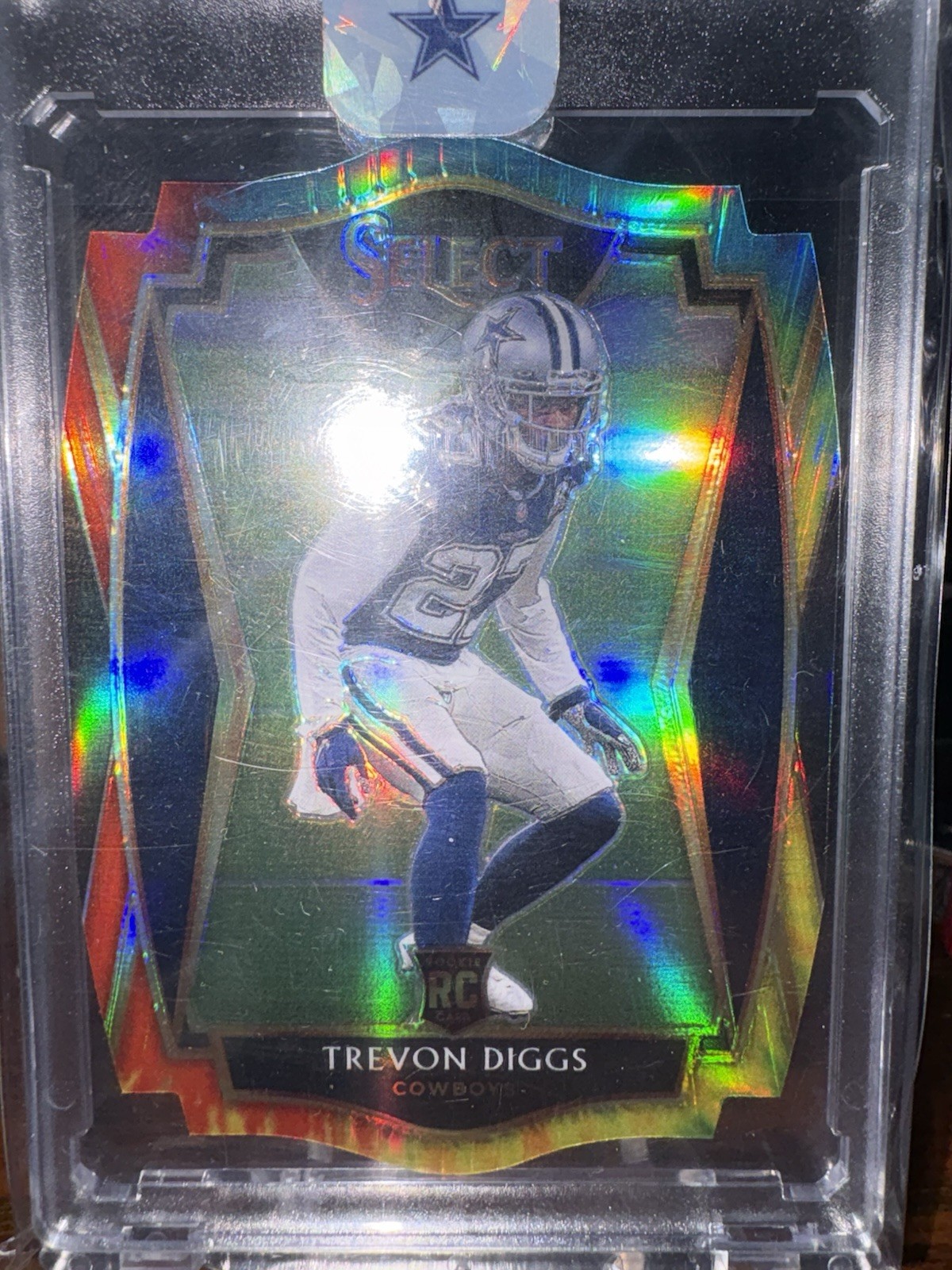 2020 PANINI SELECT PREMIER LEVEL TREVON DIGGS 196 RC DIE-CUT TIE-DYE PRIZM 22/25
