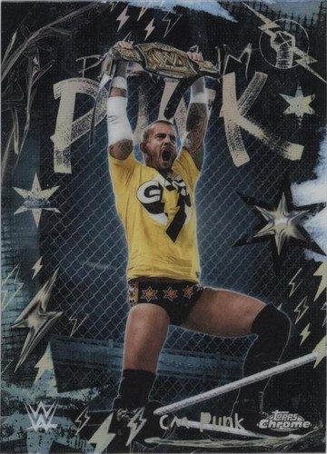 2026 Topps Chrome WWE CM Punk House of Cards #HOC-09 SSP Rare! | eBay