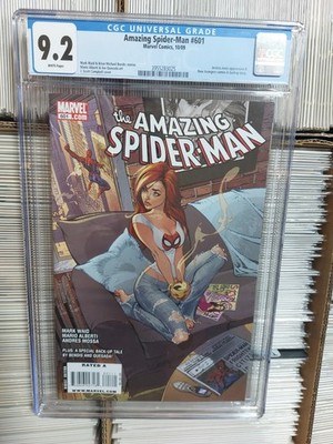 Amazing Spider-Man #601 CGC 9.2 J. Scott Campbell Iconic CVR White Pages Marvel