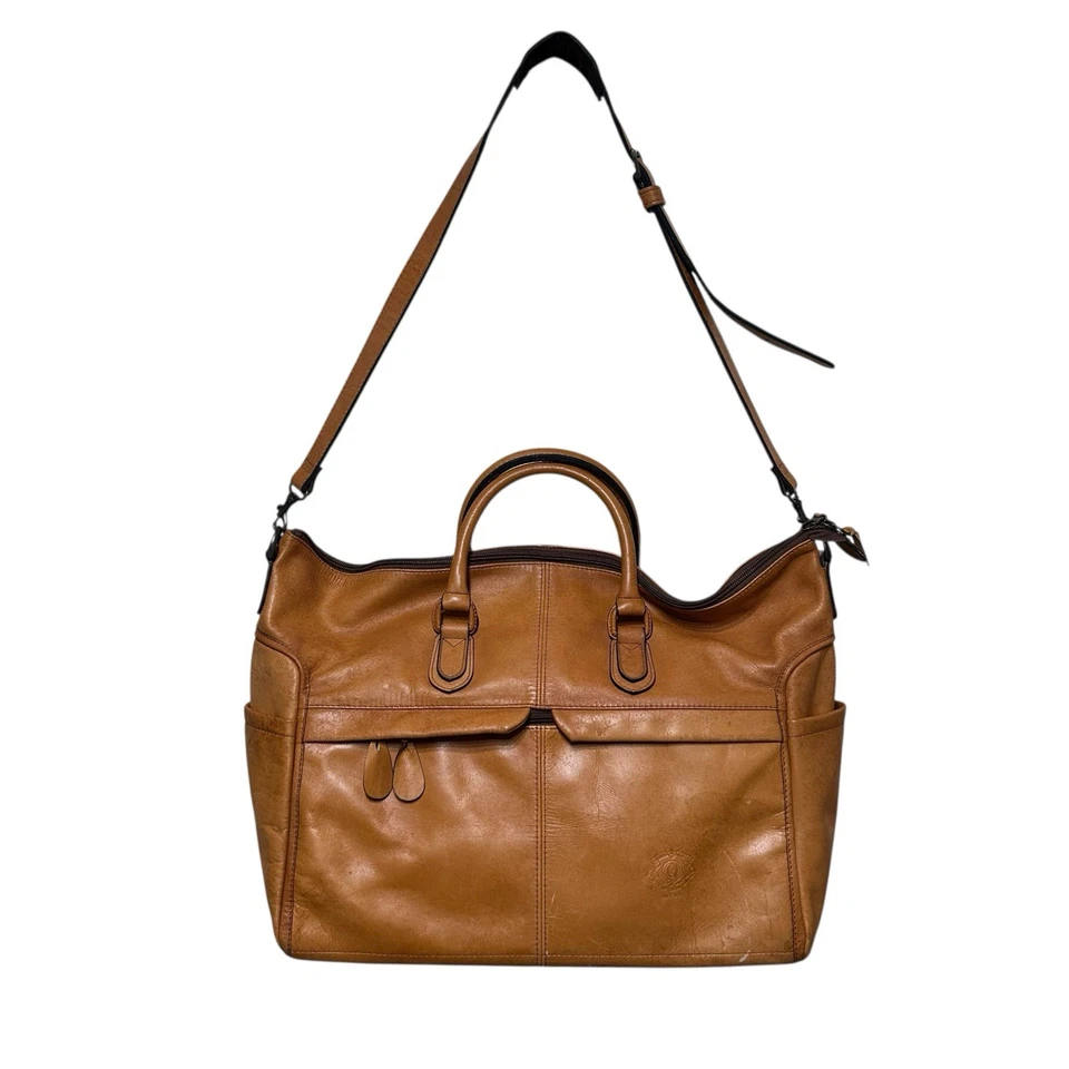 613 00s Porter Yoshida Cuero 2 Vías Bolso Hombro Raro Archivo Hecho en Japón Antiguo Foto 2 de 4