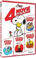 PEANUTS 4 MOVIE COLLECTION Snoopy Charlie Brown New Region 1 DVD