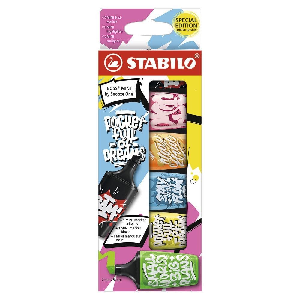Stabilo Boss Mini 6 Colors Snooze One