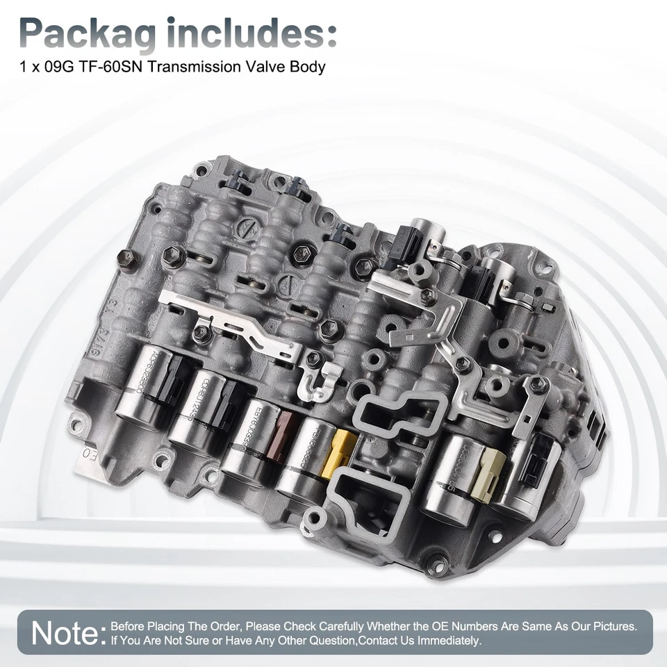 09G 6-Speed Transmission Valve Body For VW Beetle Jetta Golf Mini Cooper Passat Foto 4 de 4